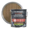 GoodHome Extreme Outdoor Mid Oak Satin Quick Dry Wood Stain, 2.5L -Goodhome goodhome extreme outdoor mid oak satin quick dry wood stain 2 5l5059340297538 21c