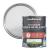 GoodHome Extreme Outdoor White Satinwood Multi-surface Paint, 750ml -Goodhome goodhome extreme outdoor white satinwood multi surface paint 750ml5059340297019 21c