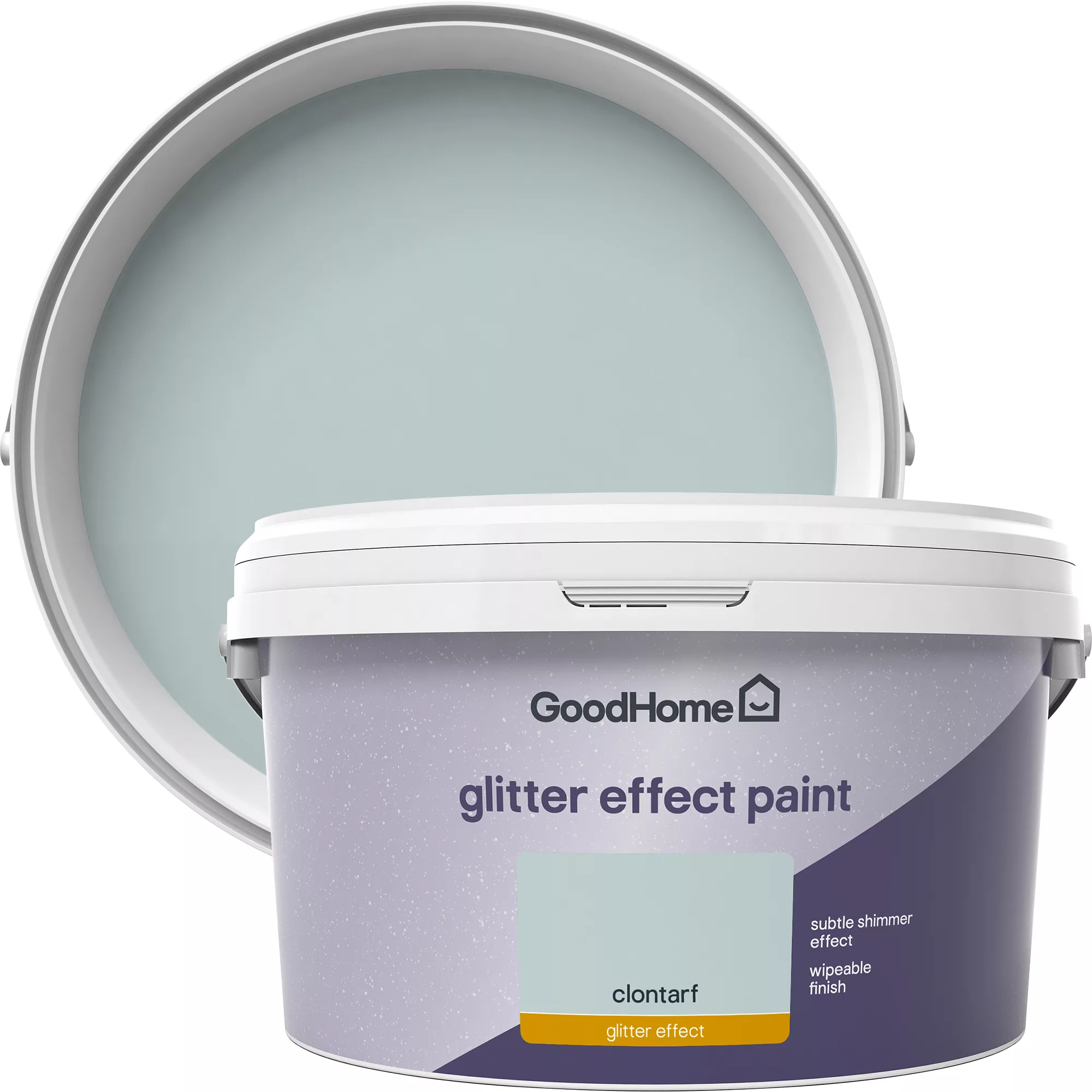 GoodHome Feature Walls Clontarf Glitter Effect Emulsion Paint, 2L 3 GoodHome Feature Walls Clontarf Glitter Effect Emulsion Paint, 2L