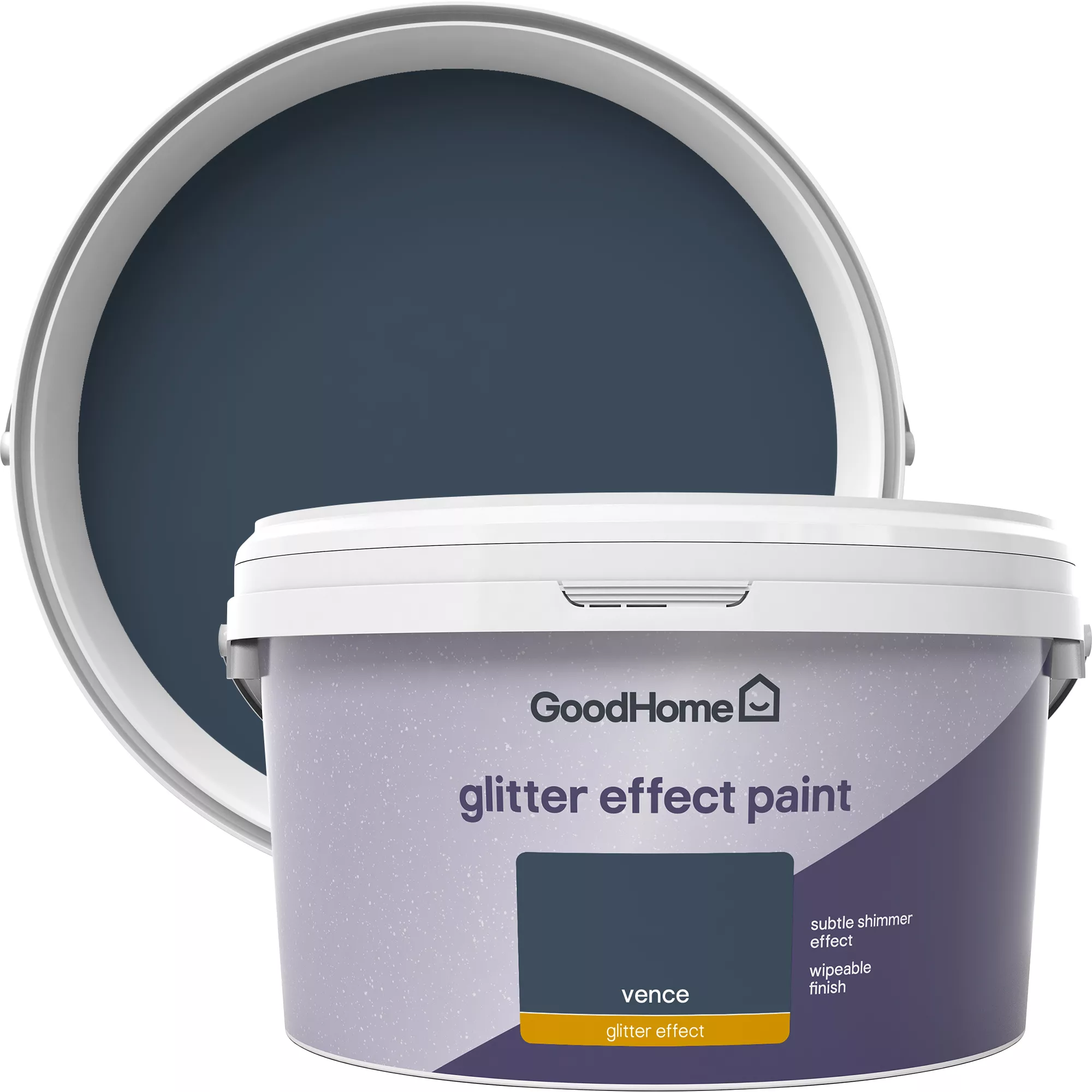 GoodHome Feature Walls Vence Glitter Effect Emulsion Paint, 2L 3 GoodHome Feature Walls Vence Glitter Effect Emulsion Paint, 2L