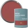 GoodHome Fulham Satin Metal & Wood Paint, 750ml -Goodhome goodhome fulham satin metal wood paint 750ml5036581059590 37c BQ
