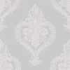 GoodHome Horsely Grey Damask Mica Effect Textured Wallpaper