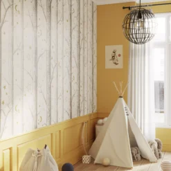 GoodHome Iolite Cream Trees Metallic Effect Smooth Wallpaper 9 GoodHome Iolite Cream Trees Metallic Effect Smooth Wallpaper -Goodhome goodhome iolite cream trees metallic effect smooth wallpaper5059340409436 02i