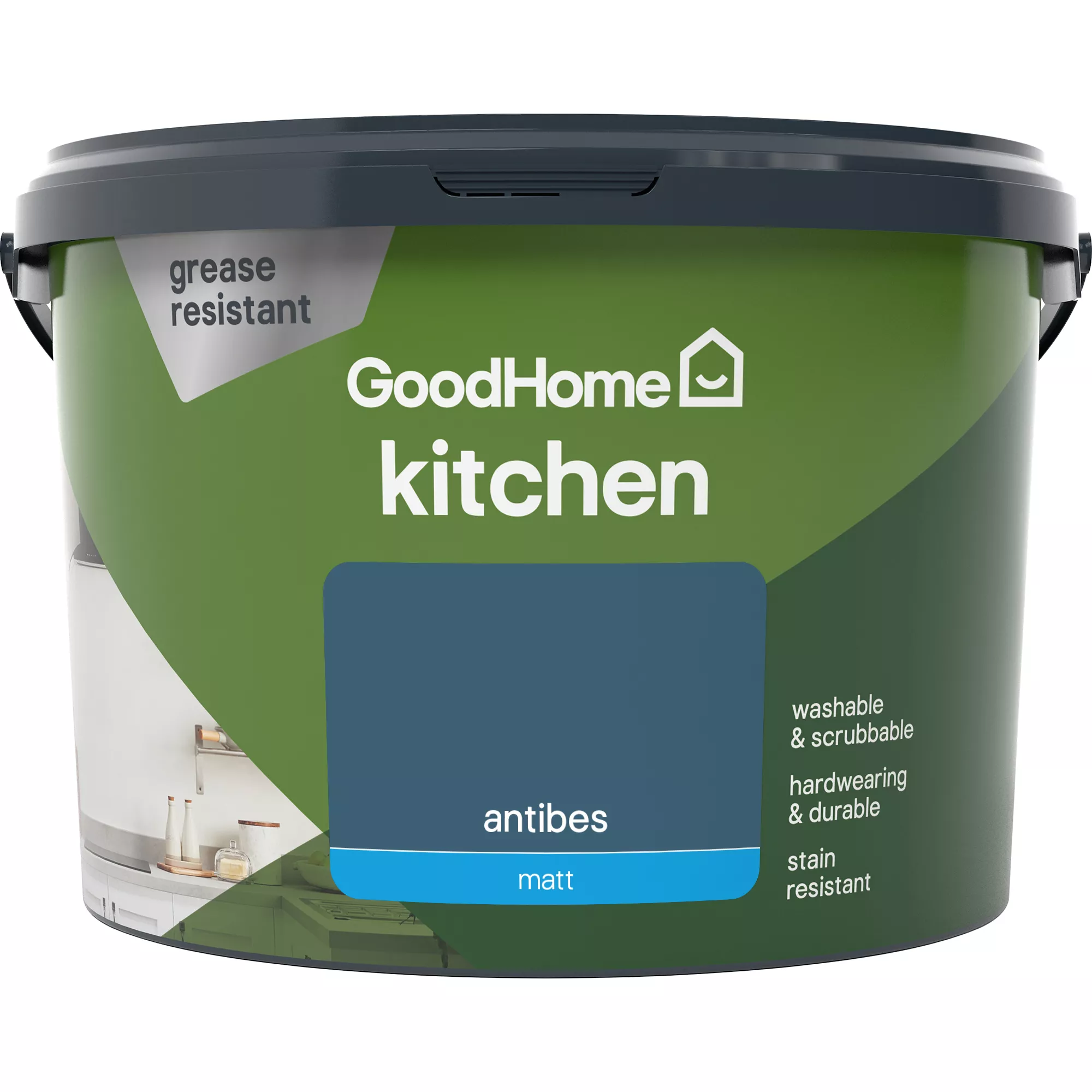 GoodHome Kitchen Antibes Matt Emulsion Paint, 2.5L 5 GoodHome Kitchen Antibes Matt Emulsion Paint, 2.5L - Image 3