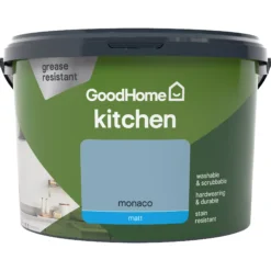 GoodHome Kitchen Monaco Matt Emulsion Paint, 2.5L -Goodhome goodhome kitchen monaco matt emulsion paint 2 5l3663602592310 02c