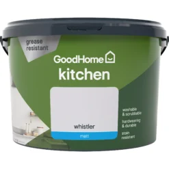 GoodHome Kitchen Whistler Matt Emulsion Paint, 2.5L 10 GoodHome Kitchen Whistler Matt Emulsion Paint, 2.5L -Goodhome goodhome kitchen whistler matt emulsion paint 2 5l3663602404569 02c