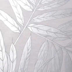 GoodHome Loroco Grey Leaves Silver Effect Textured Wallpaper -Goodhome goodhome loroco grey leaves silver effect textured wallpaper3663602561118 37c bq