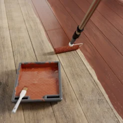 GoodHome Mahogany Satin Floor Wood Varnish, 2.5L -Goodhome goodhome mahogany satin floor wood varnish 2 5l5059340487007 02i