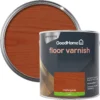 GoodHome Mahogany Satin Floor Wood Varnish, 2.5L -Goodhome goodhome mahogany satin floor wood varnish 2 5l5059340487007 21c