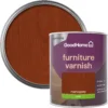 GoodHome Mahogany Satin Multi-surface Furniture Wood Varnish, 750ml -Goodhome goodhome mahogany satin multi surface furniture wood varnish 750ml5059340486833 21c