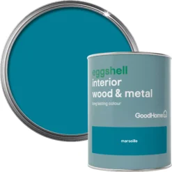GoodHome Marseille Eggshell Metal & Wood Paint, 750ml