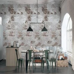 GoodHome Merly Natural Brick Effect Matt Mural -Goodhome goodhome merly natural brick effect matt mural5059340410135 02i