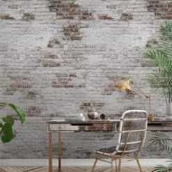 GoodHome Merly Natural Brick Effect Matt Mural -Goodhome goodhome merly natural brick effect matt mural5059340410135 03i