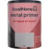 GoodHome Metal Grey Metal Primer & Undercoat, 750ml -Goodhome goodhome metal grey metal primer undercoat 750ml5036581057237 02c