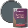 GoodHome Mid Grey Gloss Multi-surface Furniture Wood Varnish, 750ml -Goodhome goodhome mid grey gloss multi surface furniture wood varnish 750ml5059340486925 21c