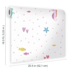 GoodHome Multi Underwater Theme Smooth Wallpaper 13 GoodHome Multi Underwater Theme Smooth Wallpaper -Goodhome goodhome multi underwater theme smooth wallpaper5011583532227 02t bq