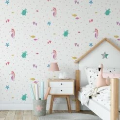 GoodHome Multi Underwater Theme Smooth Wallpaper 12 GoodHome Multi Underwater Theme Smooth Wallpaper -Goodhome goodhome multi underwater theme smooth wallpaper5011583532227 21i bq