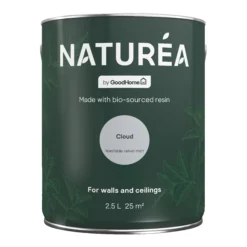 GoodHome Naturéa Cloud Velvet Matt Emulsion Paint, 2.5L -Goodhome goodhome naturea cloud velvet matt emulsion paint 2 5l5059340274201 02c