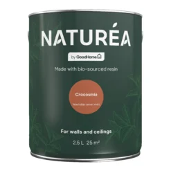 GoodHome Naturéa Crocosmia Velvet Matt Emulsion Paint, 2.5L -Goodhome goodhome naturea crocosmia velvet matt emulsion paint 2 5l5059340273990 02c