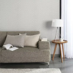 GoodHome Nitida Beige Art Deco Glitter Effect Textured Wallpaper -Goodhome goodhome nitida beige art deco glitter effect textured wallpaper3663602560982 01i bq