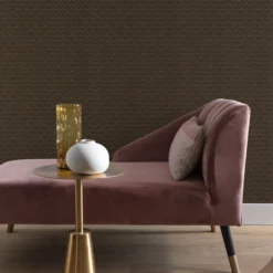 GoodHome Nosea Black Art Deco Fabric Effect Textured Wallpaper -Goodhome goodhome nosea black art deco fabric effect textured wallpaper5059340409870 01i