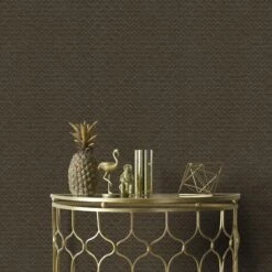 GoodHome Nosea Black Art Deco Fabric Effect Textured Wallpaper -Goodhome goodhome nosea black art deco fabric effect textured wallpaper5059340409870 02i
