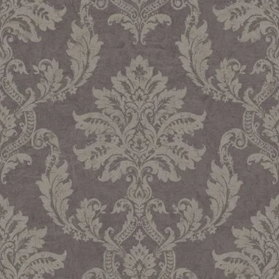 GoodHome Ormonde Charcoal Damask Metallic Effect Textured Wallpaper 3 GoodHome Ormonde Charcoal Damask Metallic Effect Textured Wallpaper