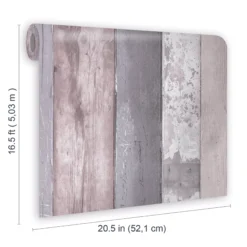 GoodHome Otau Grey Wood Effect Smooth Wallpaper -Goodhome goodhome otau grey wood effect smooth wallpaper5397007029345 02t