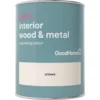 GoodHome Ottawa Satin Metal & Wood Paint, 750ml -Goodhome goodhome ottawa satin metal wood paint 750ml5036581059408 02c BQ