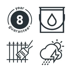 GoodHome Outdoor Black Satinwood Exterior Metal Paint, 750ml Tin -Goodhome goodhome outdoor black satinwood exterior metal paint 750ml tin5059340296050 03t