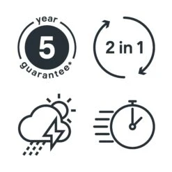 GoodHome Outdoor Black Satinwood Multi-surface Paint, 2.5L 9 GoodHome Outdoor Black Satinwood Multi-surface Paint, 2.5L -Goodhome goodhome outdoor black satinwood multi surface paint 2 5l5059340296944 03t