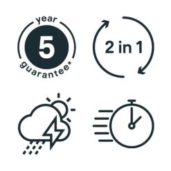 GoodHome Outdoor Black Satinwood Multi-surface Paint, 750ml -Goodhome goodhome outdoor black satinwood multi surface paint 750ml5059340296869 03t