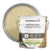 GoodHome Outdoor Clear Satin Quick Dry Wood Stain, 2.5L -Goodhome goodhome outdoor clear satin quick dry wood stain 2 5l5059340297446 21c