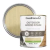 GoodHome Outdoor Clear Satin Quick Dry Wood Stain, 750ml