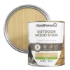 GoodHome Outdoor Light Oak Satin Quick Dry Wood Stain, 750ml -Goodhome goodhome outdoor light oak satin quick dry wood stain 750ml5059340297392 21c