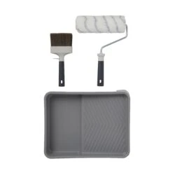 GoodHome Polyamide Long Pile Decorating Set, 4 Pieces -Goodhome goodhome polyamide long pile decorating set 4 pieces5059340016672 07c