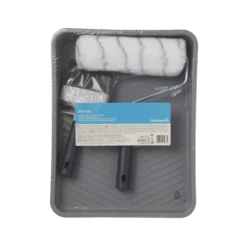 GoodHome Polyamide Long Pile Decorating Set, 4 Pieces -Goodhome goodhome polyamide long pile decorating set 4 pieces5059340016672 08c