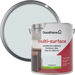 GoodHome Renovation Hamptons Satinwood Multi-surface Paint, 2L