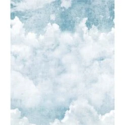 GoodHome Rowton Pale Blue Cloud Matt Mural -Goodhome goodhome rowton pale blue cloud matt mural5059340410371 38c