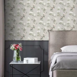 GoodHome Rubin Dark Grey Floral Textured Wallpaper 7 GoodHome Rubin Dark Grey Floral Textured Wallpaper -Goodhome goodhome rubin dark grey floral textured wallpaper5059340410746 01i