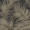 GoodHome Sardon Black & White Metallic Effect Palm Leaves Textured Wallpaper -Goodhome goodhome sardon black white metallic effect palm leaves textured wallpaper5059340410777 36c