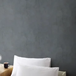 GoodHome Sarry Charcoal Concrete Effect Textured Wallpaper -Goodhome goodhome sarry charcoal concrete effect textured wallpaper3663602559153 01i bq