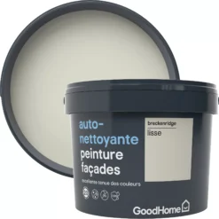 GoodHome Self-cleaning Breckenridge Smooth Matt Masonry Paint, 10L -Goodhome goodhome self cleaning breckenridge smooth matt masonry paint 10l3663602522102 37c