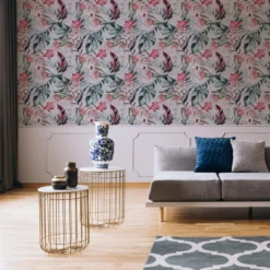 GoodHome Seran Multicolour Floral Smooth Wallpaper -Goodhome goodhome seran multicolour floral smooth wallpaper5059340410821 20i