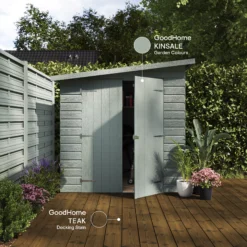 GoodHome Teak Matt Quick Dry Decking Wood Stain, 2.5L 13 GoodHome Teak Matt Quick Dry Decking Wood Stain, 2.5L -Goodhome goodhome teak matt quick dry decking wood stain 2 5l5059340296777 19i EN 2022