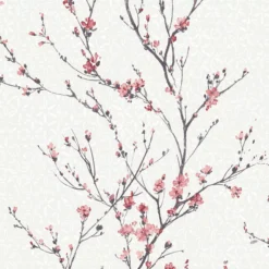 GoodHome Teff Pink Floral Textured Wallpaper 12 GoodHome Teff Pink Floral Textured Wallpaper -Goodhome goodhome teff pink floral textured wallpaper3663602561385 39c bq