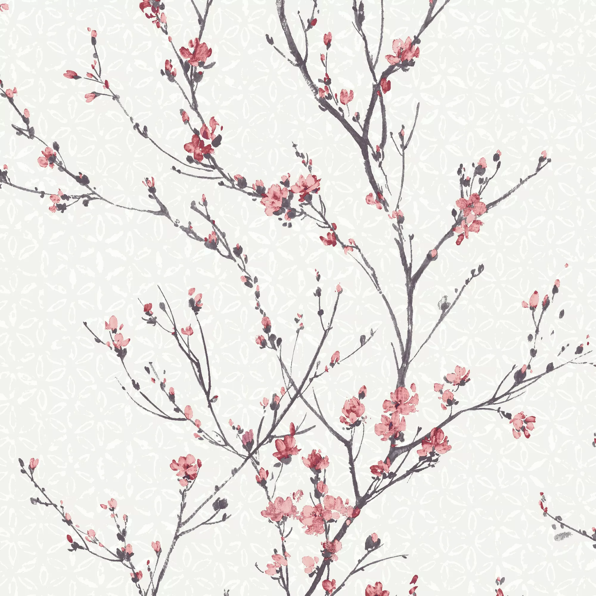 GoodHome Teff Pink Floral Textured Wallpaper 5 GoodHome Teff Pink Floral Textured Wallpaper - Image 3