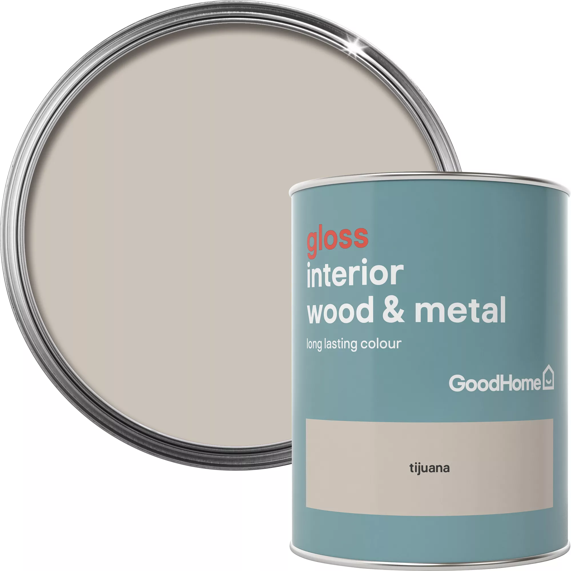 GoodHome Tijuana Gloss Metal & Wood Paint, 750ml 3 GoodHome Tijuana Gloss Metal & Wood Paint, 750ml
