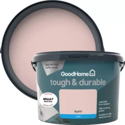 GoodHome Tough & Durable Isumi Matt Emulsion Paint, 2.5L