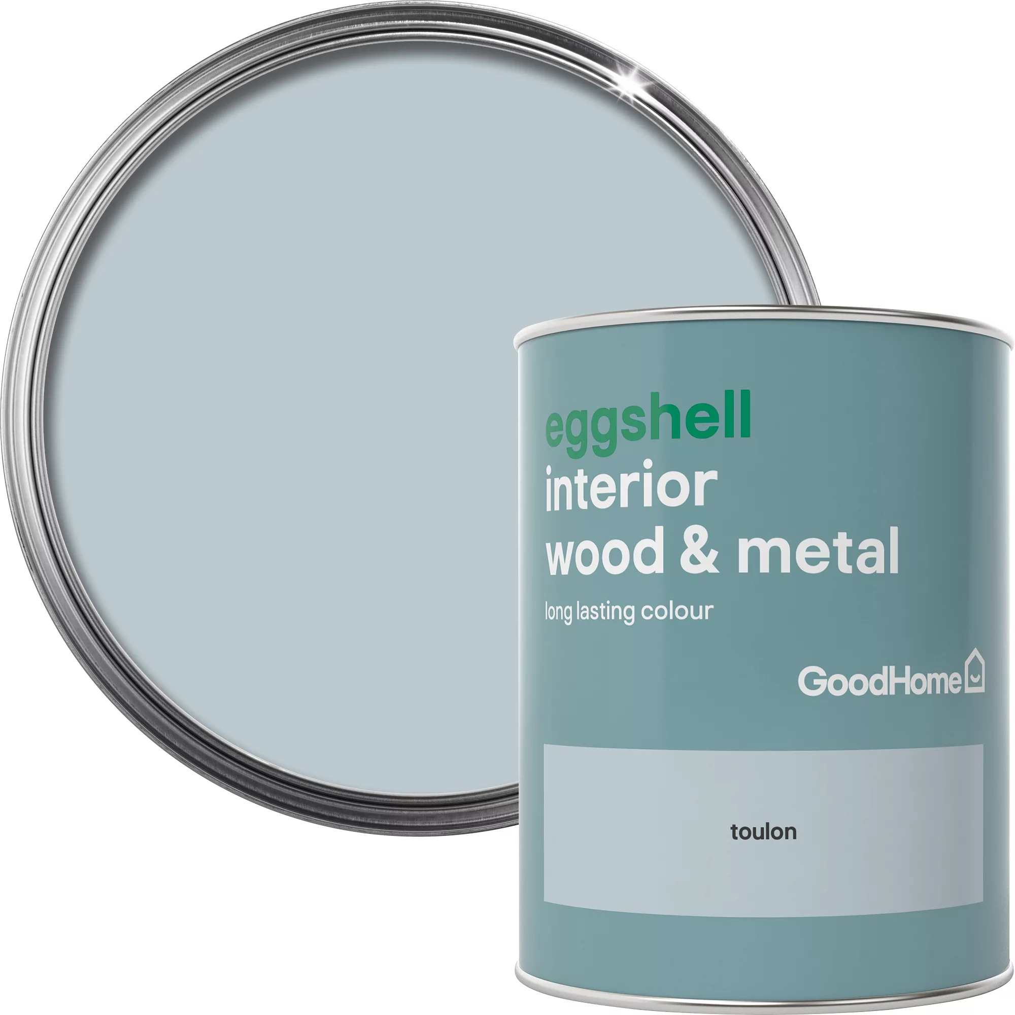 GoodHome Toulon Eggshell Metal & Wood Paint, 750ml 3 GoodHome Toulon Eggshell Metal & Wood Paint, 750ml